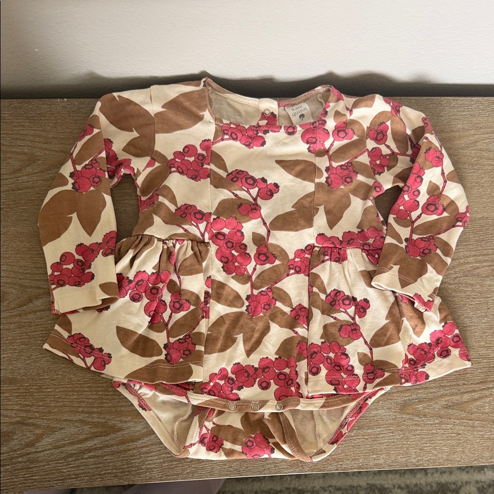 Kate Quinn Pink and Brown Floral One Piece